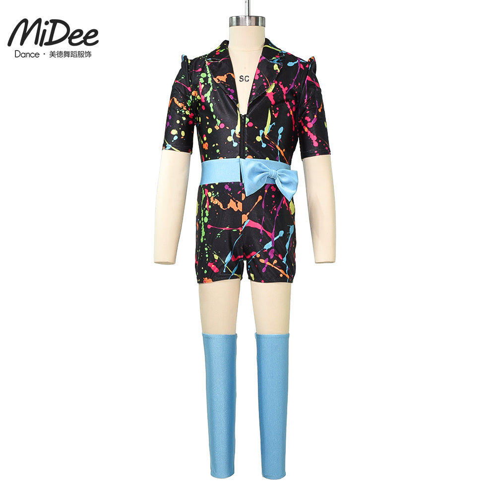 Colorful dance team uniform