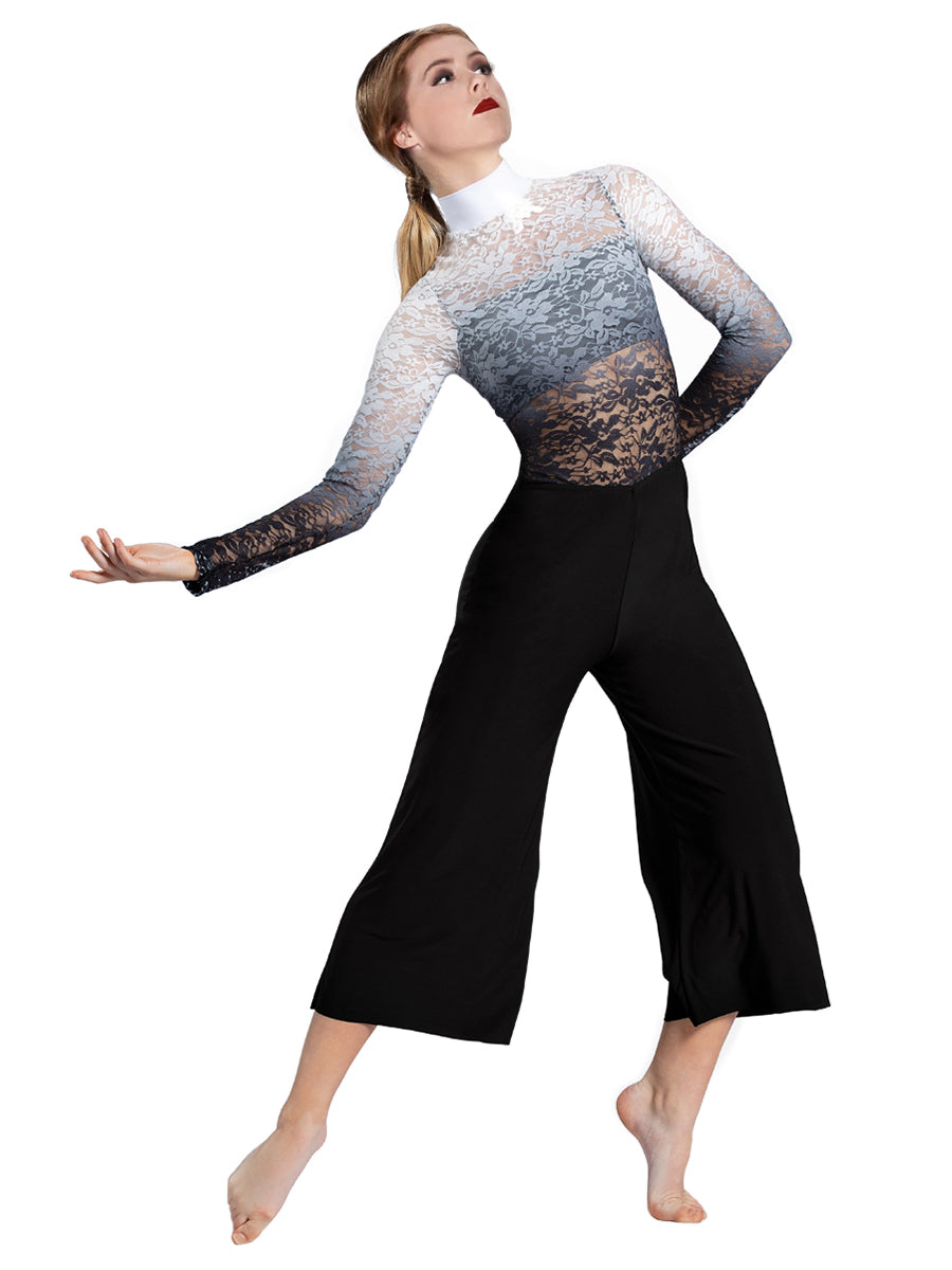 Elegant Lace Culotte Jumpsuit