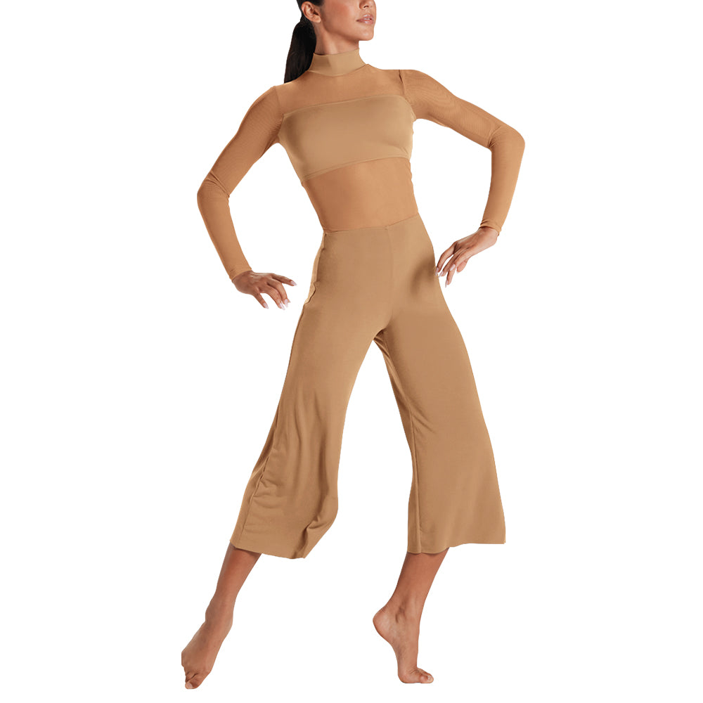 Cropped Pants Jumpsuit
