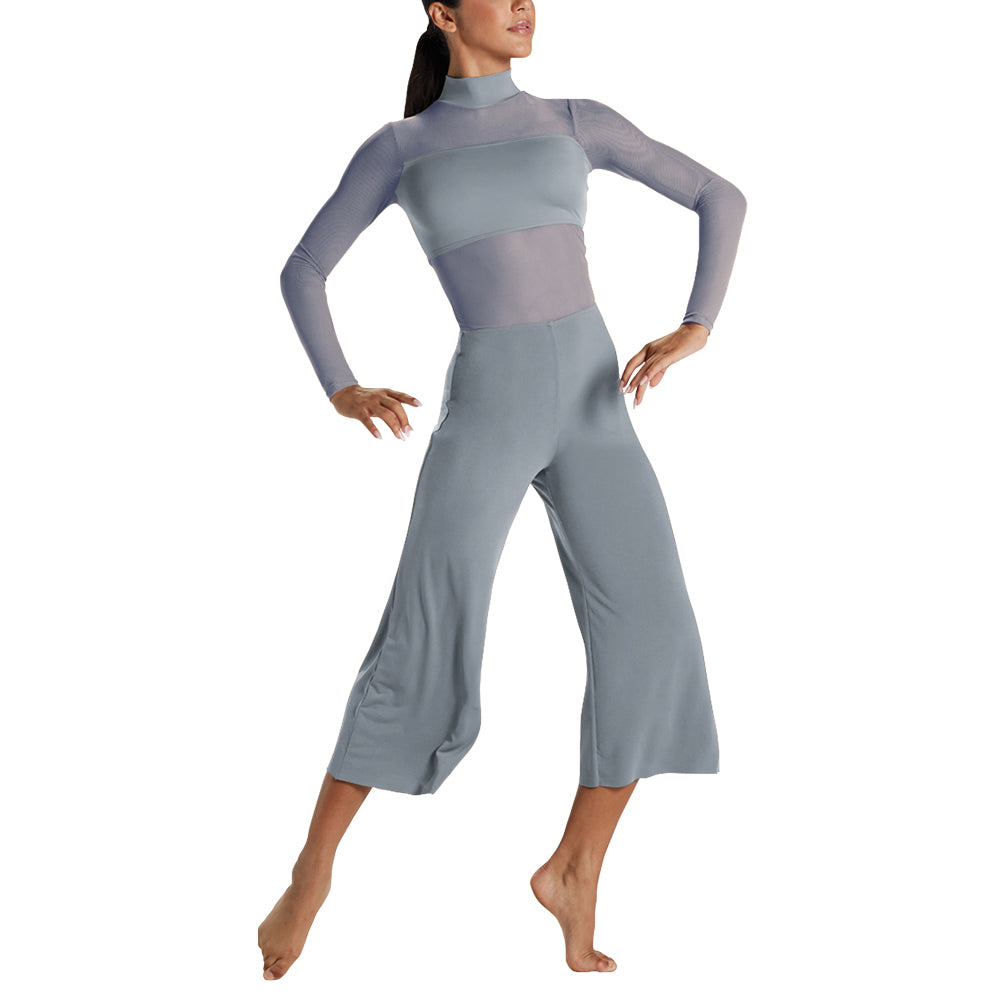 Cropped Pants Jumpsuit