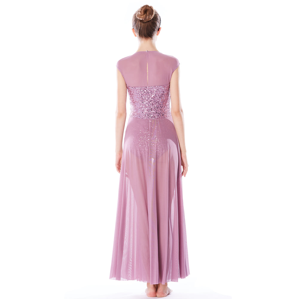 Elegant Sequin Lyrical Dress