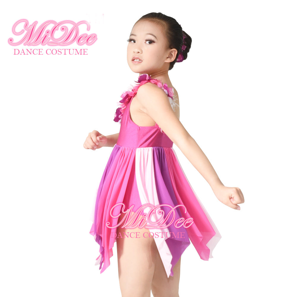 Pink Geometric Clipping Lyrica Dress