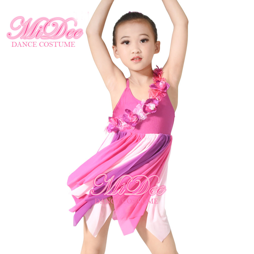 Pink Geometric Clipping Lyrica Dress