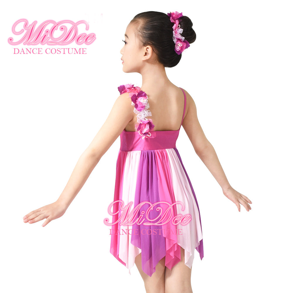 Pink Geometric Clipping Lyrica Dress