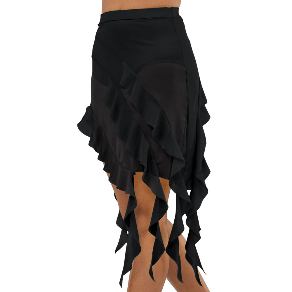 Asymmetric Spiral Skirt
