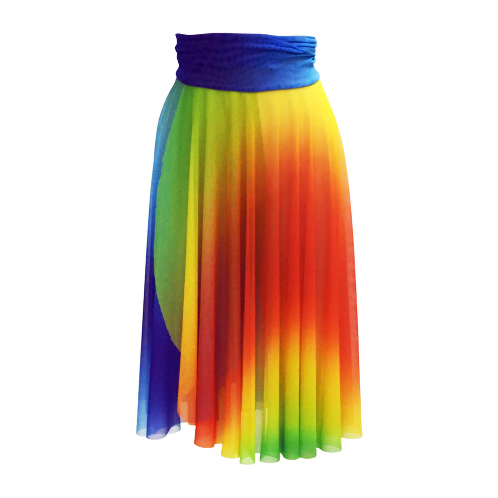 Rainbow Mesh Dress