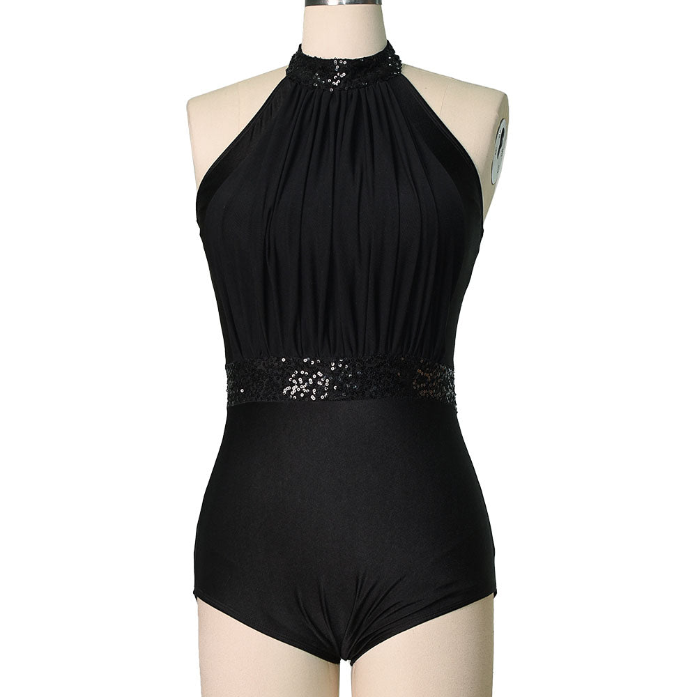 Sequin Halter Leotards Wear