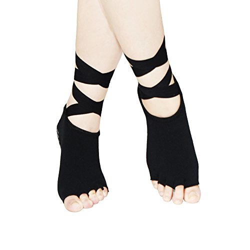 Lace-Up Half-Toes Socks Shoes