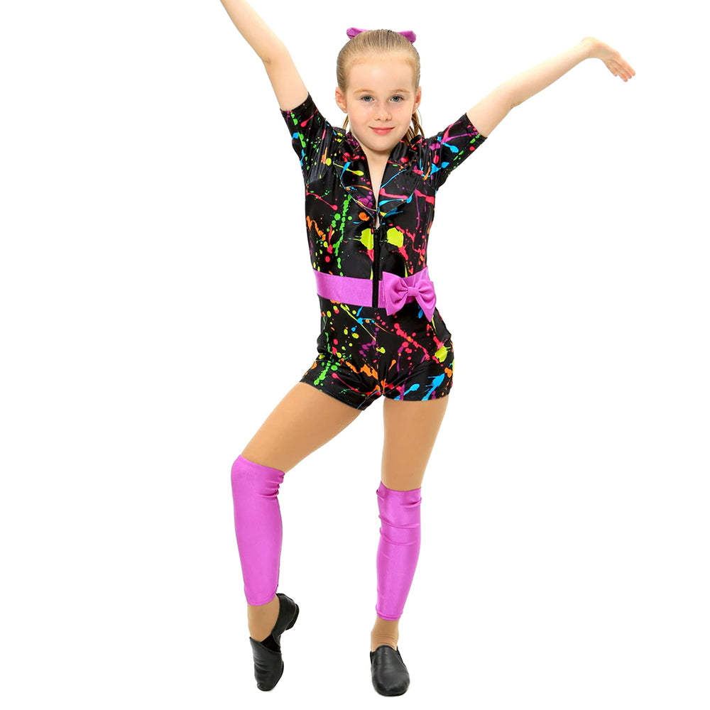 Colorful dance team uniform