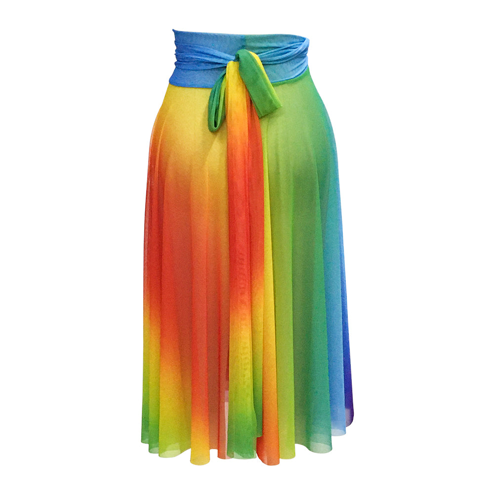 Rainbow Mesh Dress