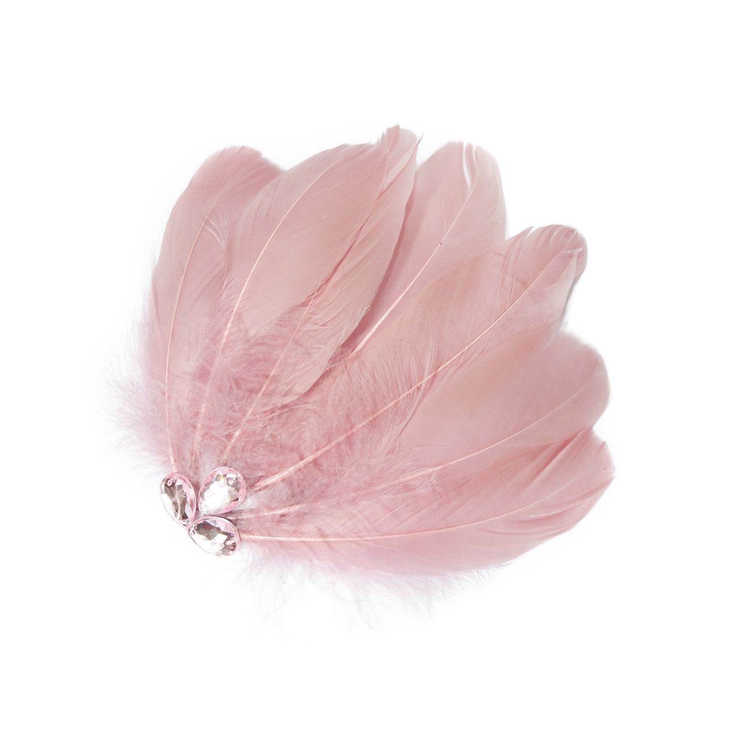 Umbrella Feather Hair Flower Clip