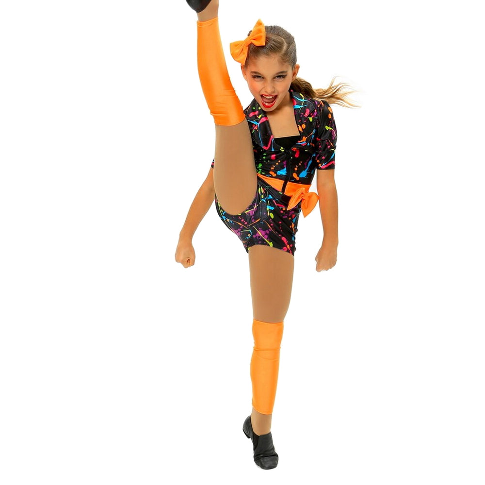 Colorful dance team uniform