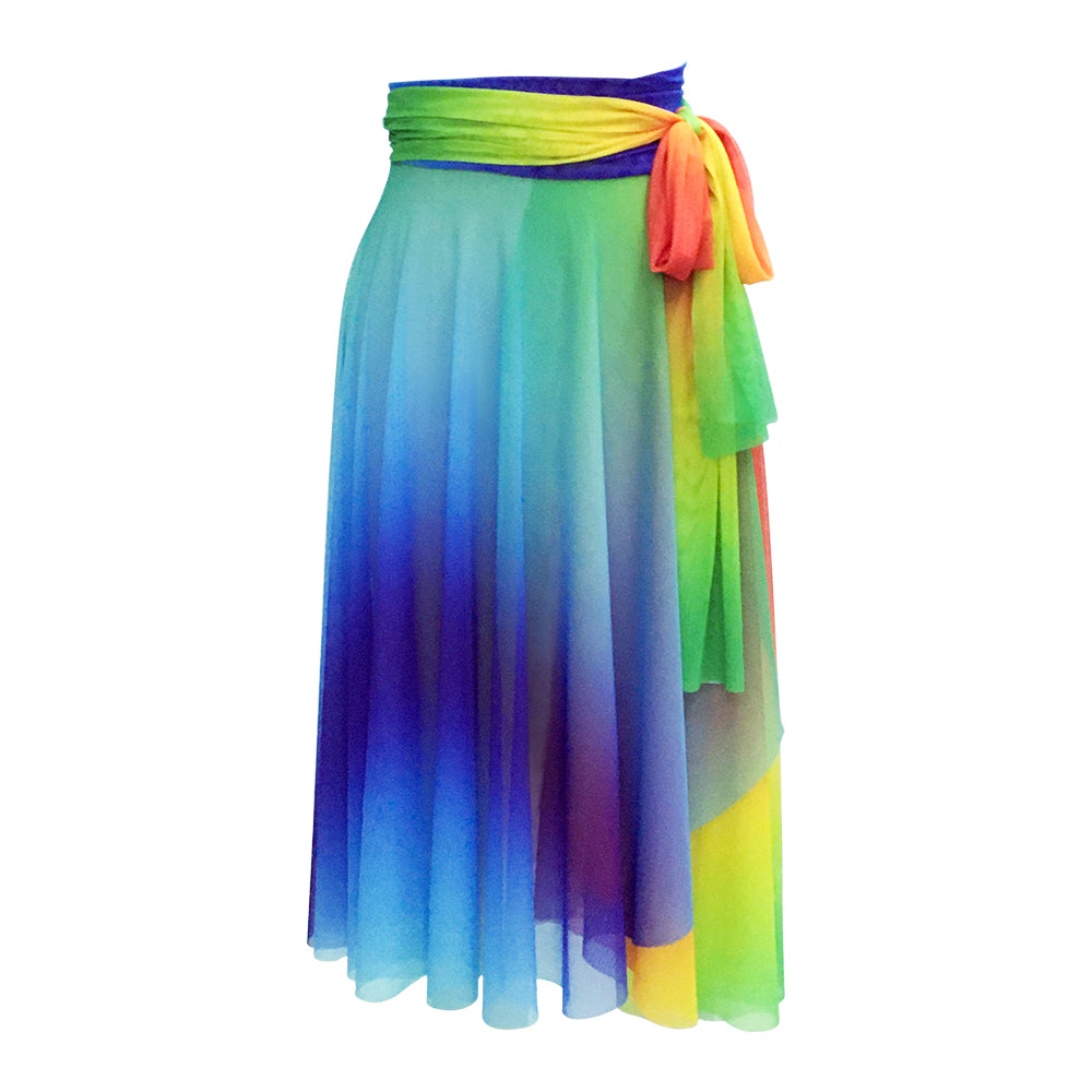 Rainbow Mesh Dress