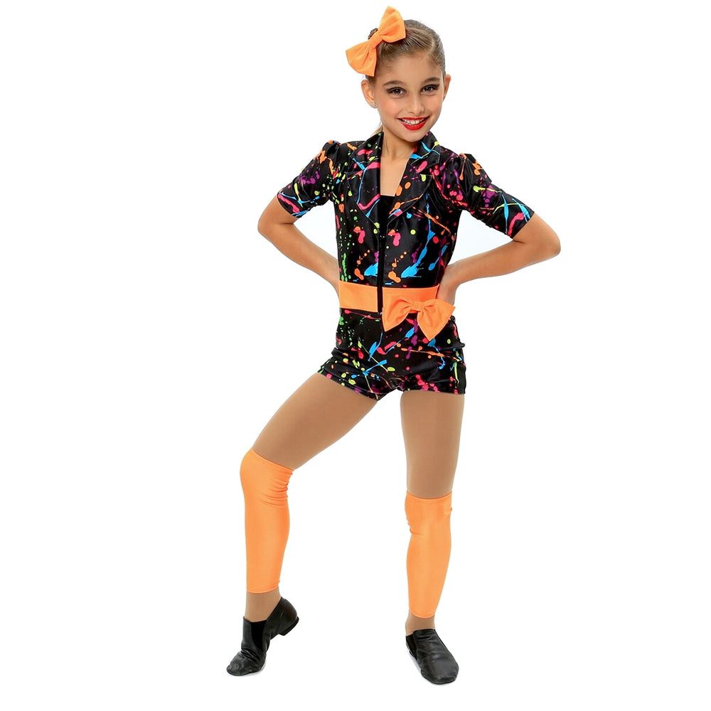 Colorful dance team uniform