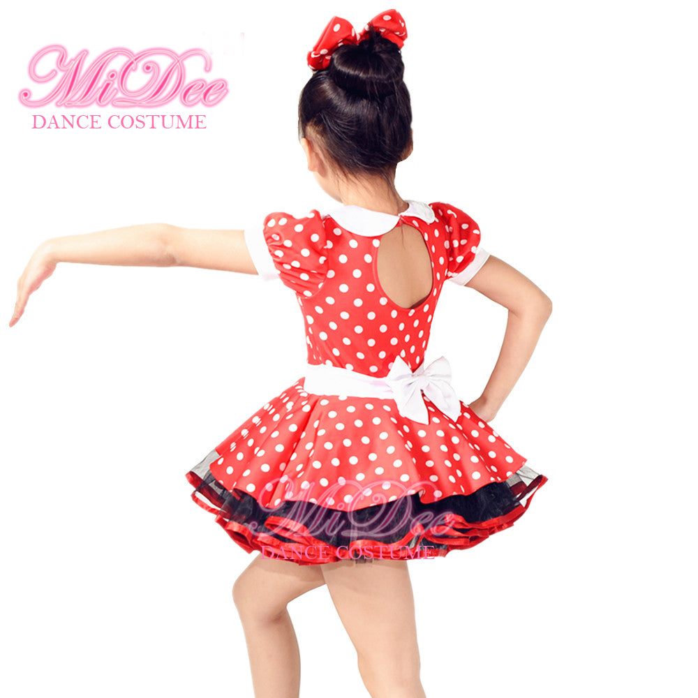 Red With White Polka Dot Dresses