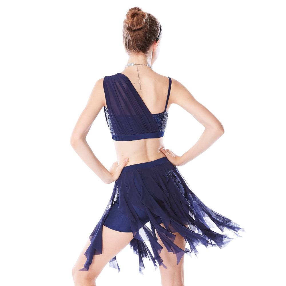 Sequin Tassels Belly Dance 2 Piece Outfit
