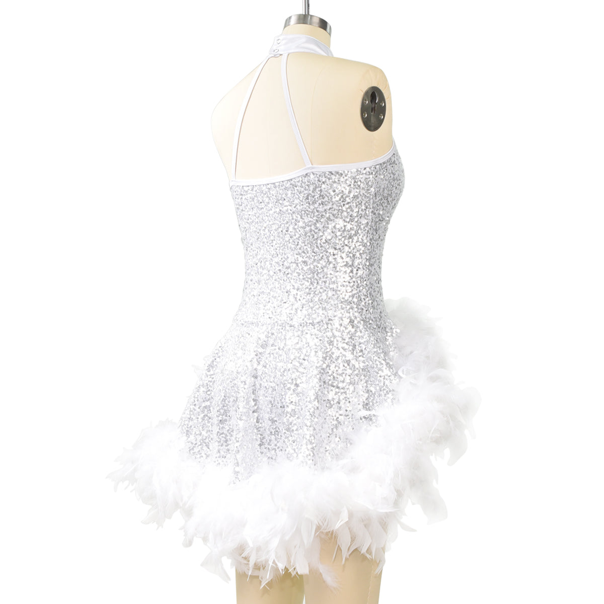 Sequins Feather Dance Dress