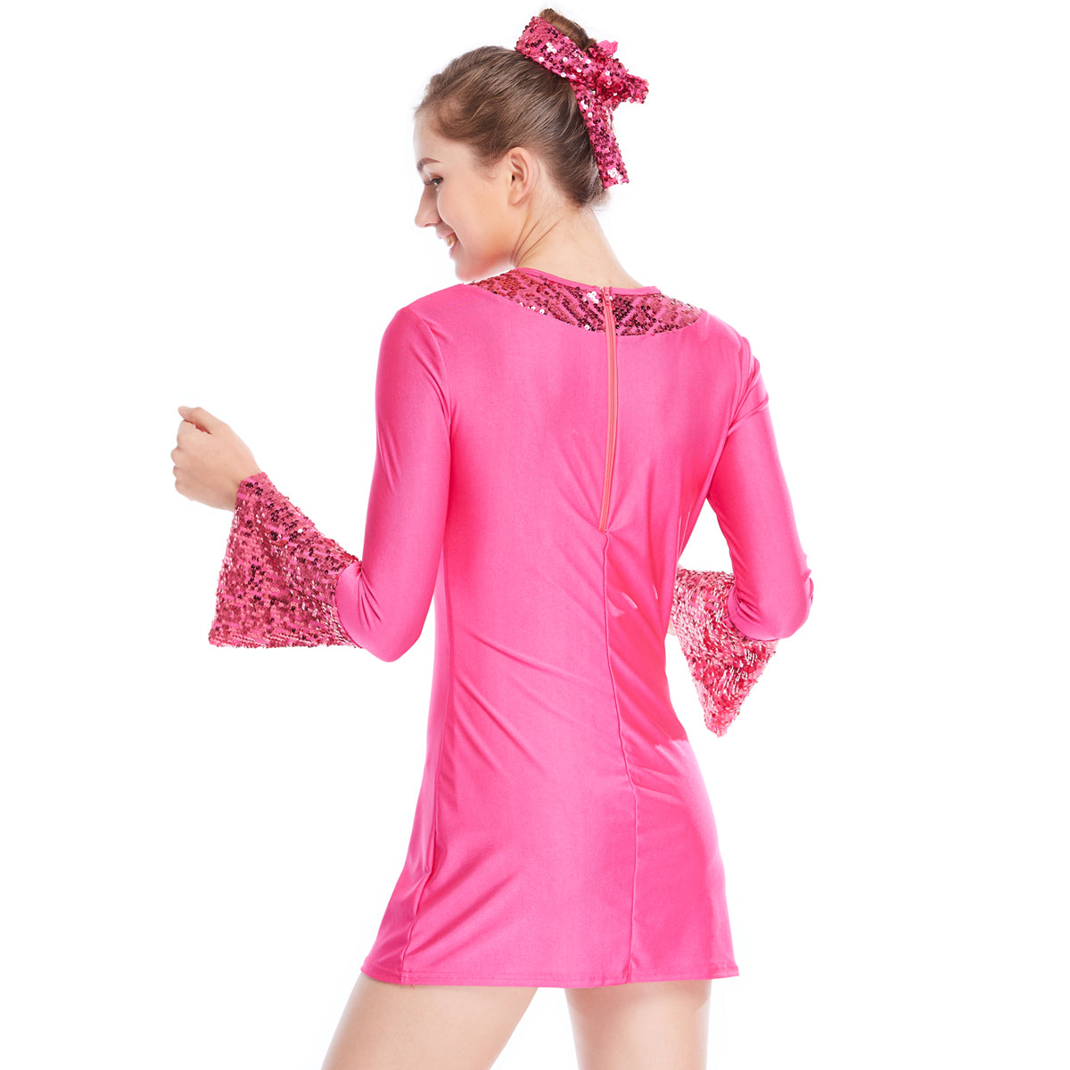A-Line Sequins Jazz Costume Dress Perforance Competition Wear