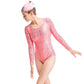 Pink Fully Sequined Leotard