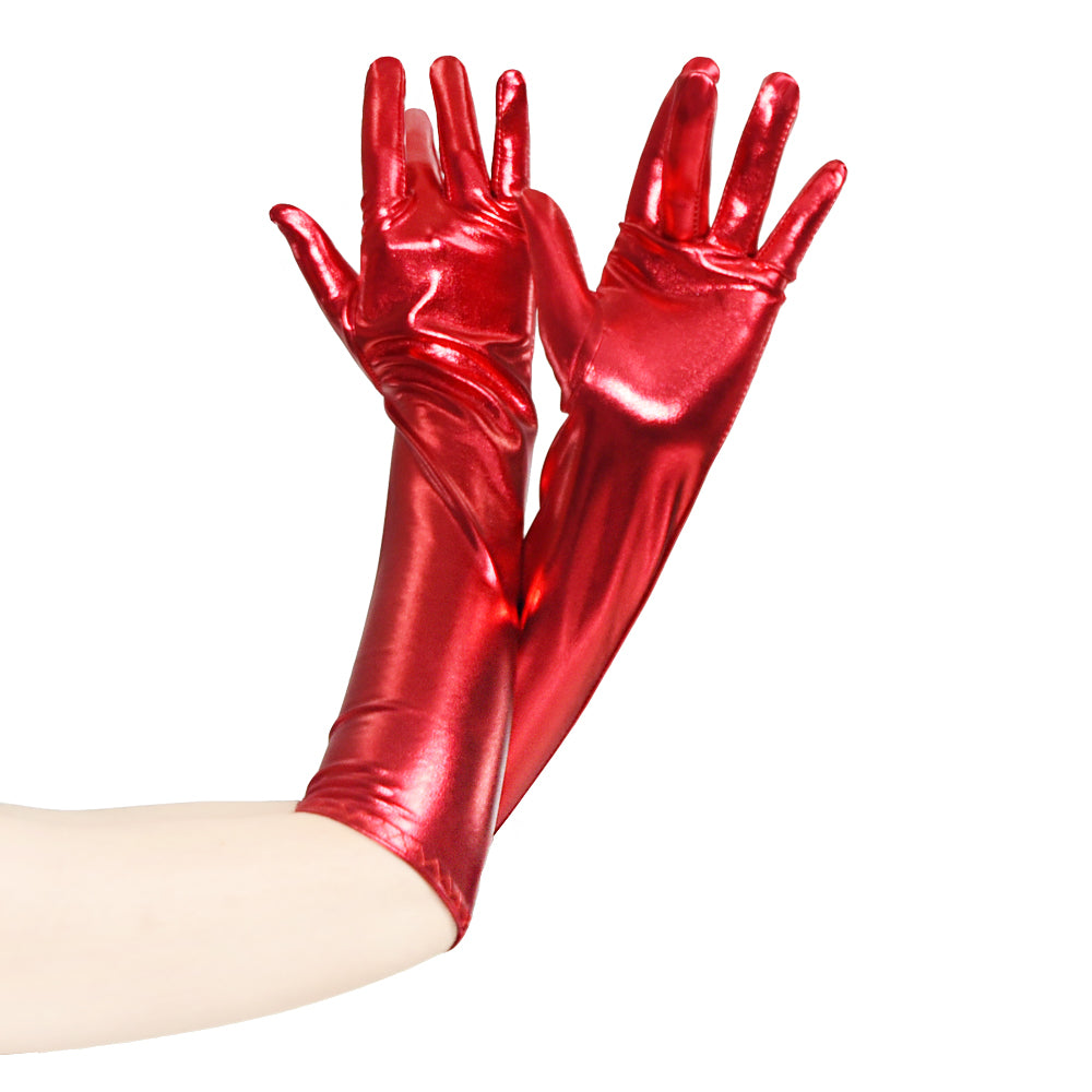 Foiled Full Fingers Gloves Length