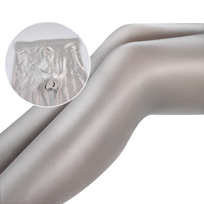 Glossiness Gold Foiled Dance Tights