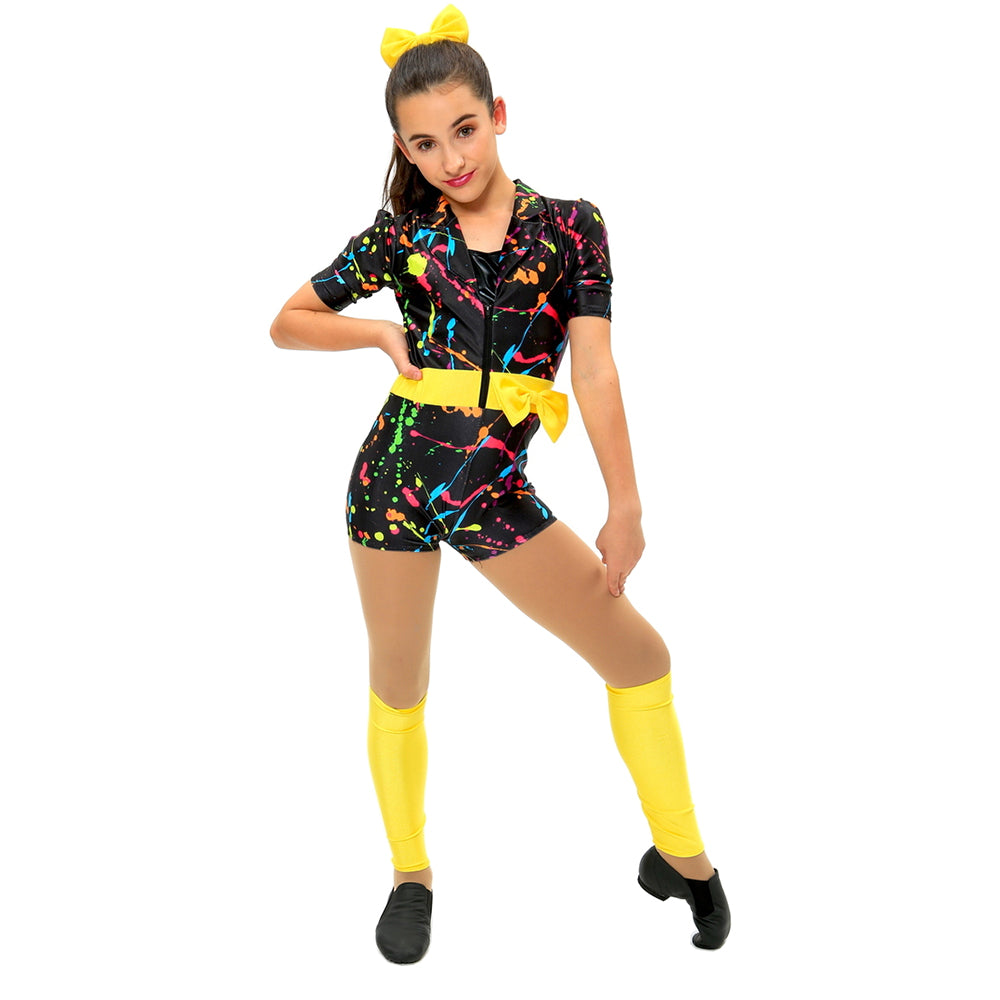 Colorful dance team uniform