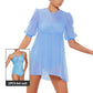 Babydoll Mesh Dress 2 Piece Outfits (Kid)