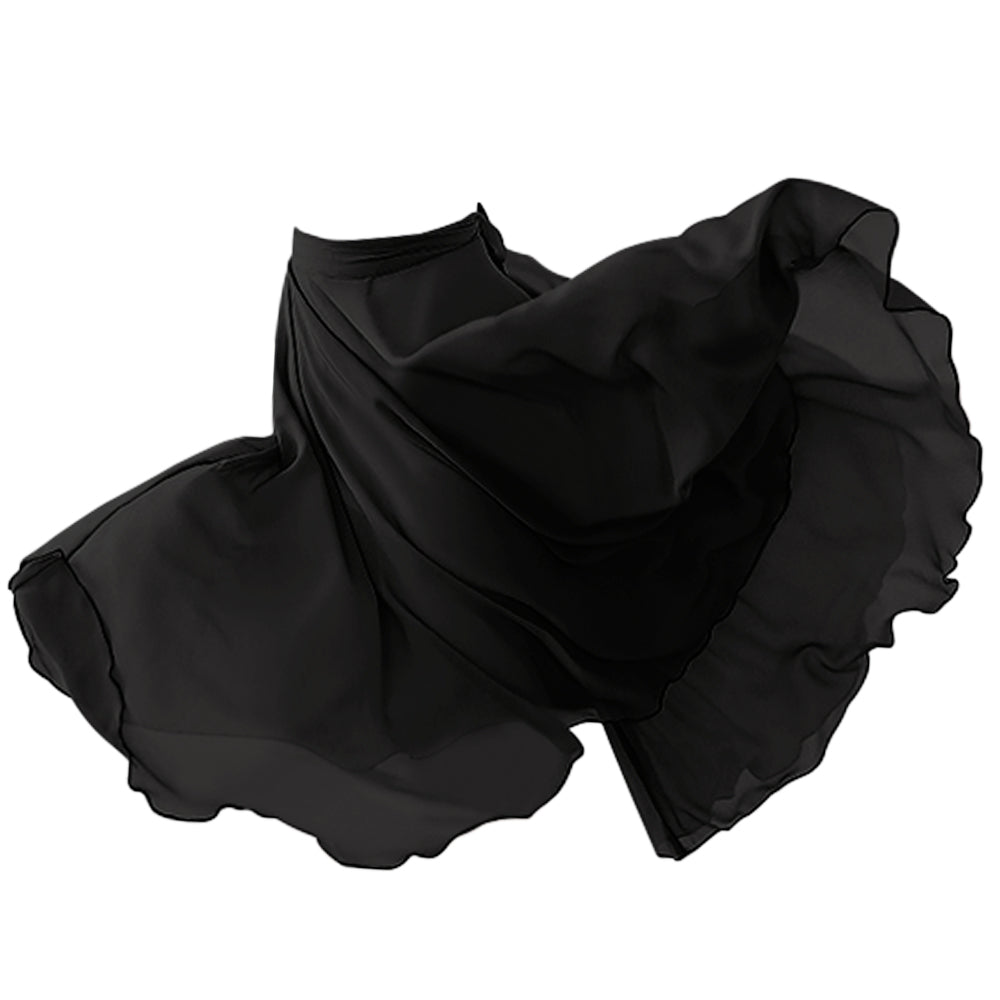 360° Lace-up Wrap Mesh Skirt