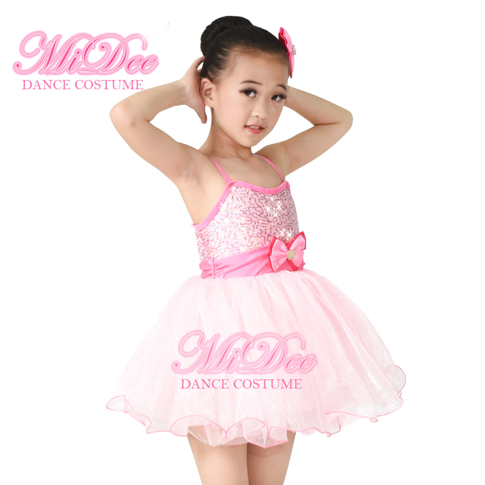 Pink Sequin Ballet Tutus Dress