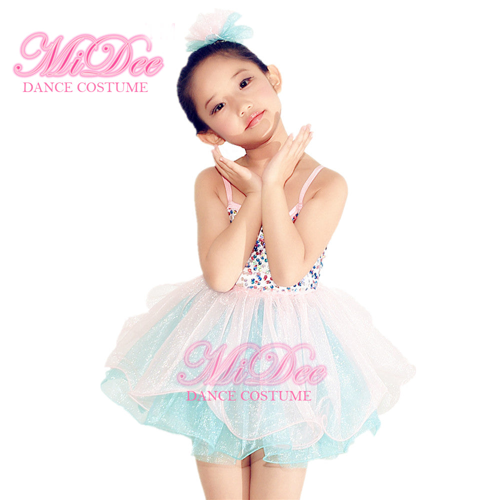 Sweet Color Sequin Tutu Dress