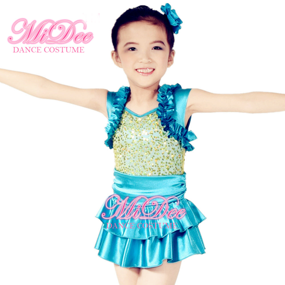 Jazz Dance Fake Two-Piece Set