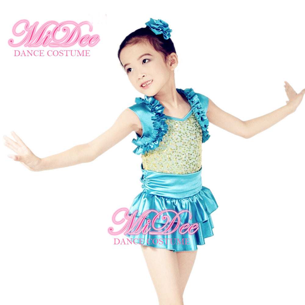 Jazz Dance Fake Two-Piece Set
