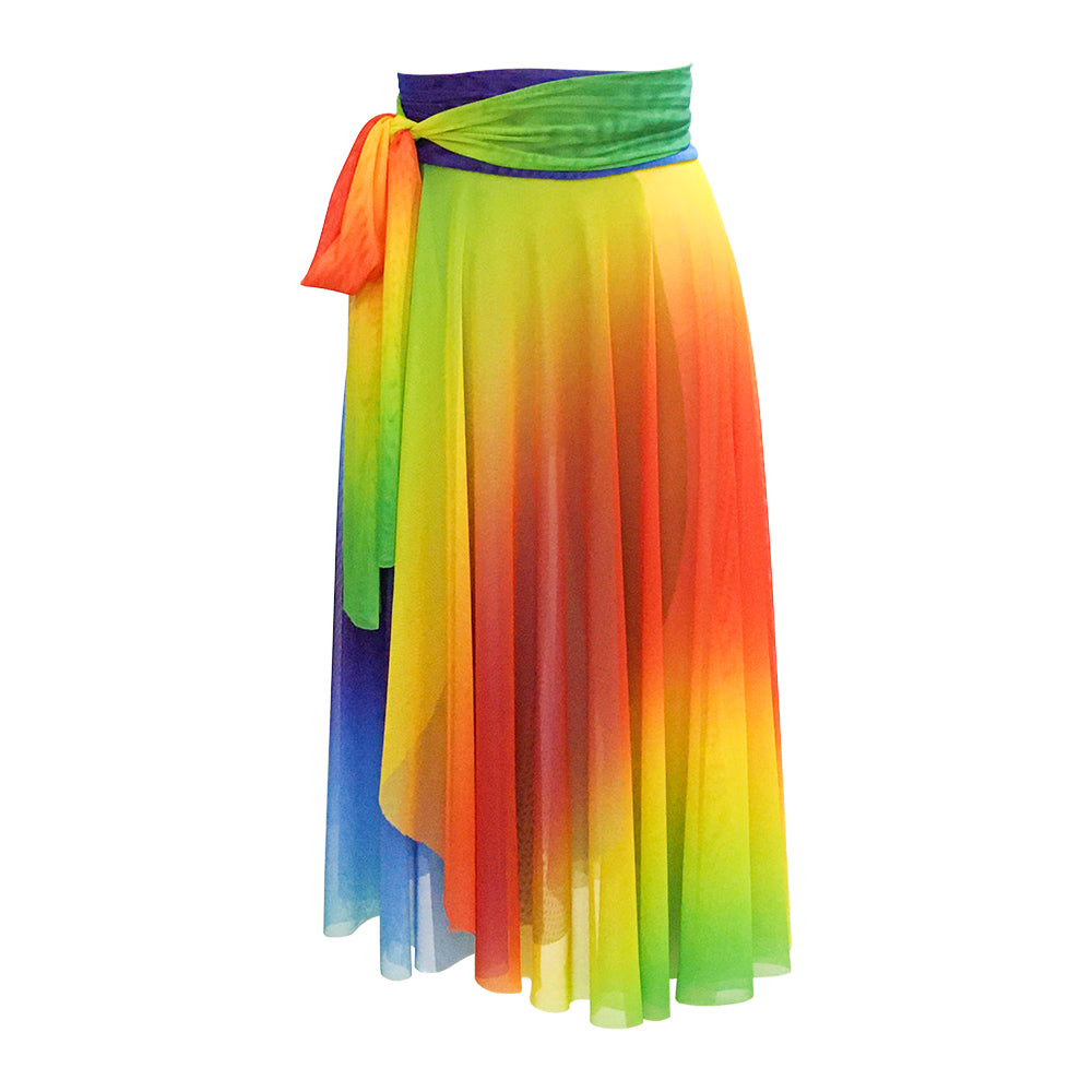Rainbow Mesh Dress