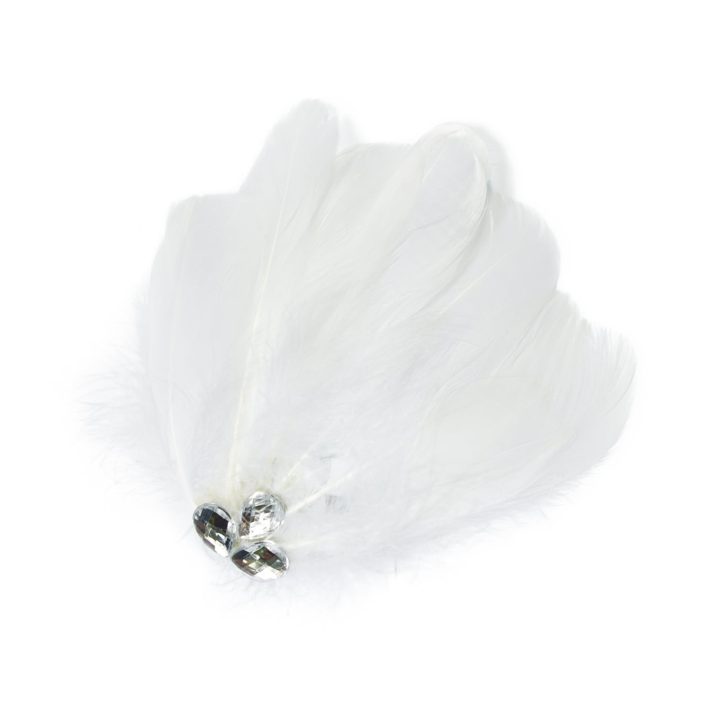 Umbrella Feather Hair Flower Clip