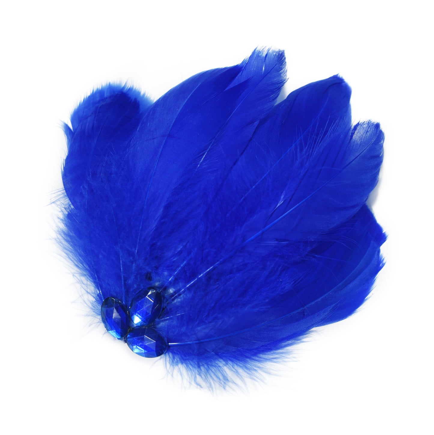 Umbrella Feather Hair Flower Clip