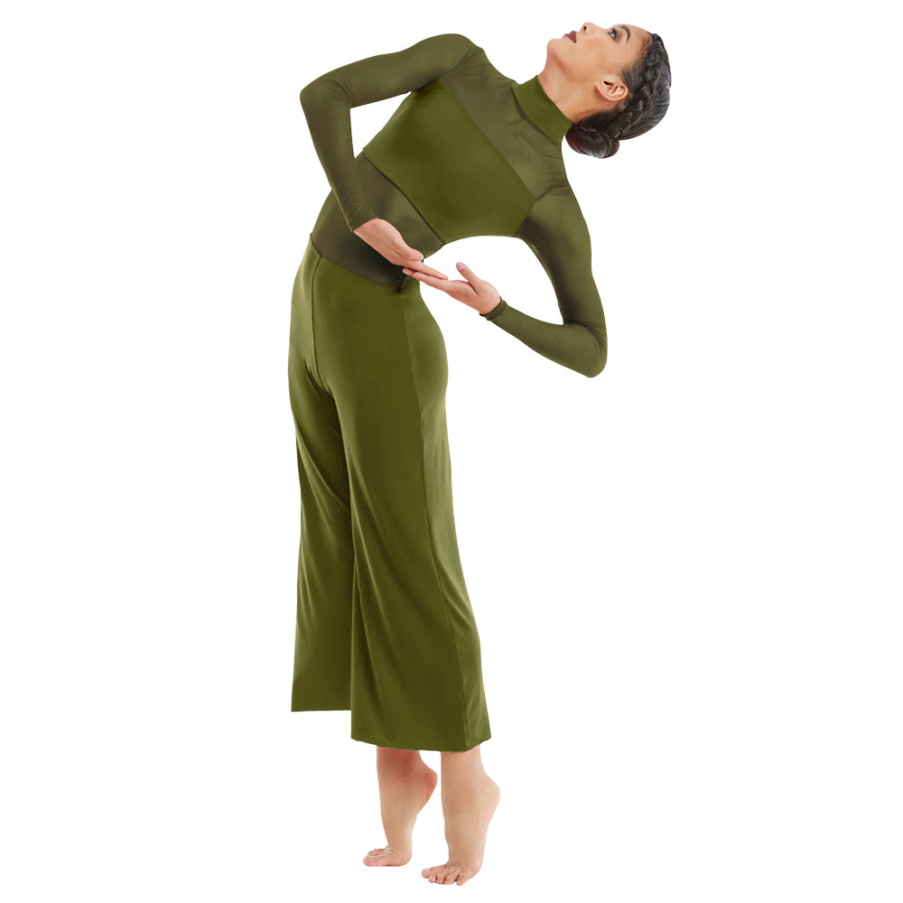 Cropped Pants Jumpsuit