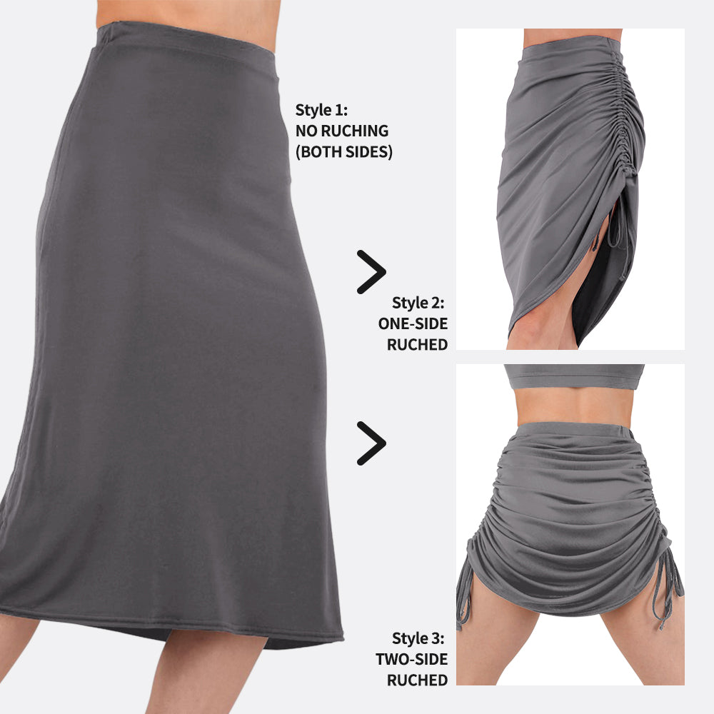 Flexi Ruched Skirt (3 Way)
