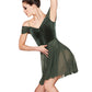 Velvet Leotards Dance Dress