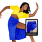 Side Split Pleated Skirt