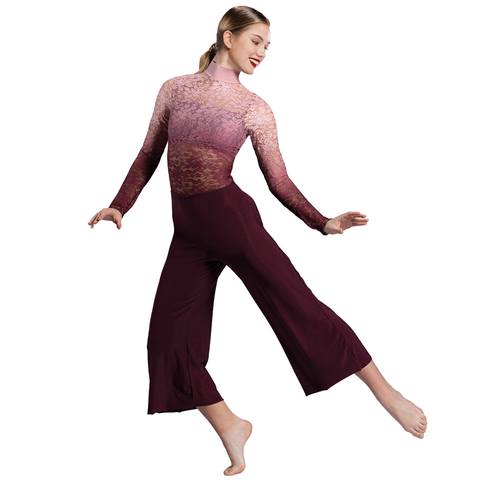 Elegant Lace Culotte Jumpsuit