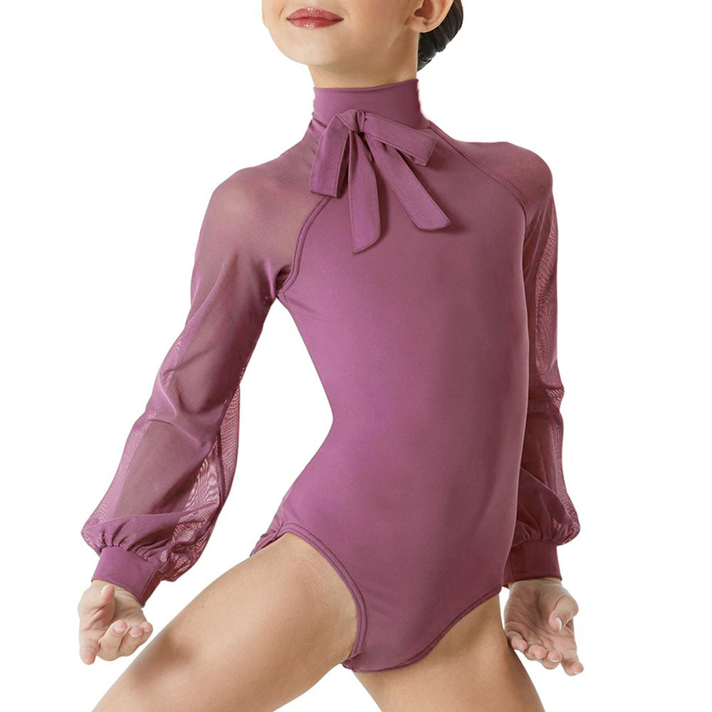 Puff Sleeves Ballet Dance Leotard