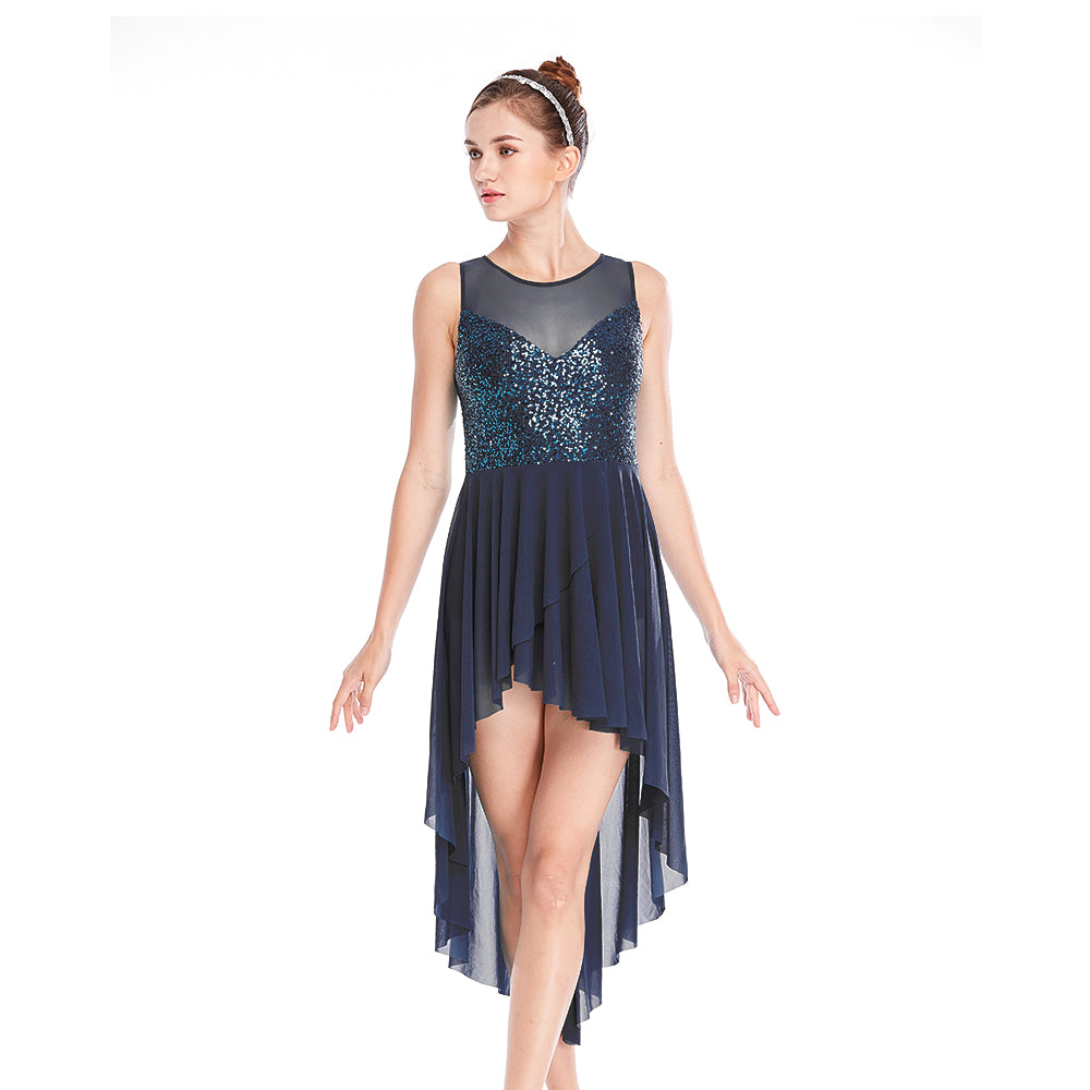 Sequin High Low Skirt Lyrical Dresses