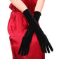 Black Velvet Full Fingers Gloves