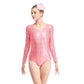 Pink Fully Sequined Leotard