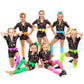 Colorful dance team uniform
