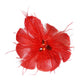 Feather Flower Hair Clip