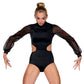 Backless Long Sleeves Leotards