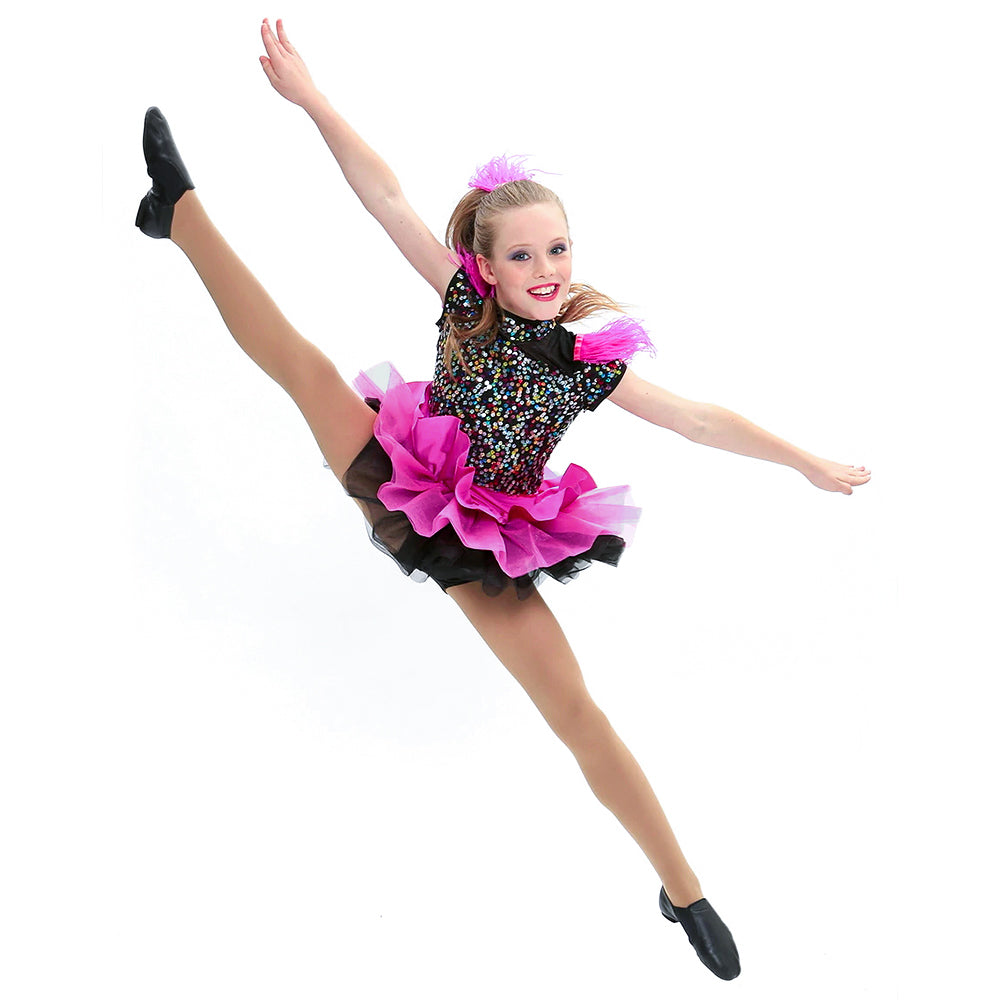 Gorgeous sequin feather performance Dress
