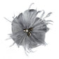 Feather Flower Hair Clip