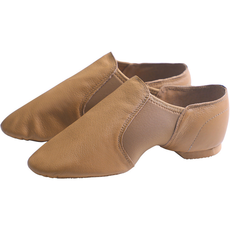Leather Soft-bottomed Dance Shoes Women's